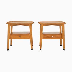 Tables de Chevet de Nordiska Kompaniet, Suède, 1950s, Set de 2