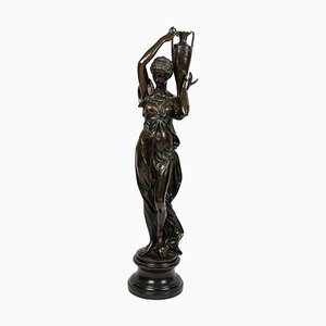 A. Carbier, Große Figurative Skulptur, 19. Jh., Bronze