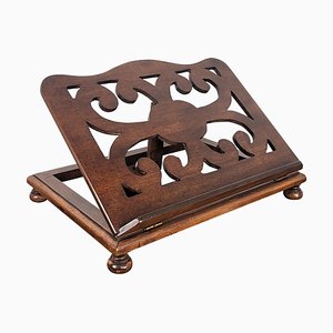 Italian Carved Adjustable Book Stand Rest, 1890s