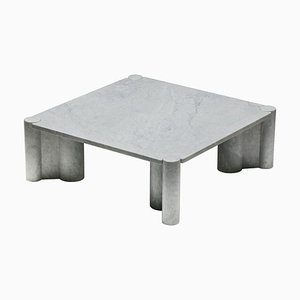 Jubo Coffee Table in Carrara Marble attributed to Gae Aulenti for Knoll, Italy, 1965