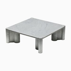 Mesa de centro Jubo de mármol de Carrara atribuida a Gae Aulenti para Knoll, Italia, 1965