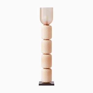 Ficapula Floor Lamp with Glass and Marble Base from Cassina