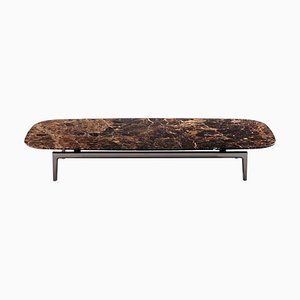 Table Basse Volage Ex-S en Marbre et Base en Aluminium par Philippe Starck pour Cassina