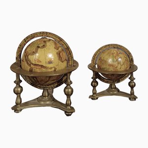 Small Globes, 19th Century, Set of 2