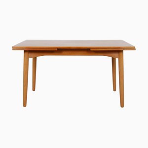 AT-316 Dining Table in Teak and Oak by Hans Wegner, 1960s