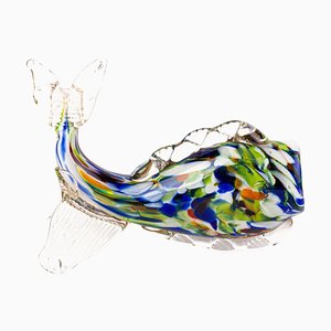 Venetian Murano Glass Designer Fish Sculpture