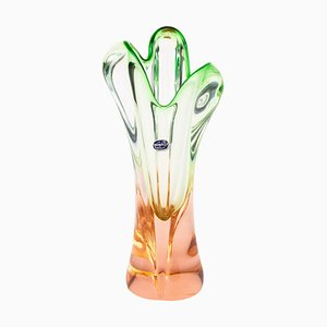 Czech Bohemian Glass Vase