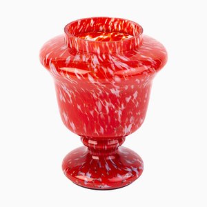 Art Deco Splatter Glass Vase from Loetz