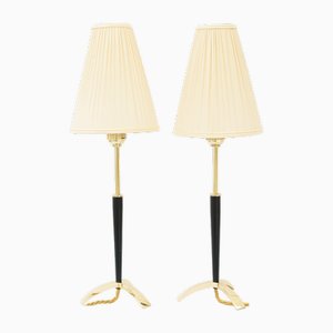 Extendable Table Lamps by J.T. Kalmar, 1950s, Set of 2