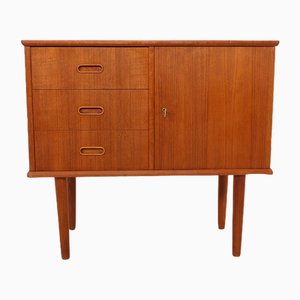 Vintage Danish Cabinet with 3 Drawers in Teak