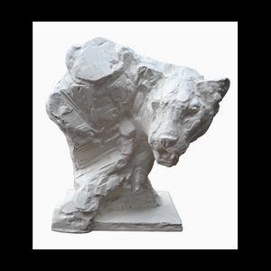 Statue Lion par Patrick Villas pour Villeroy & Boch, 1990s