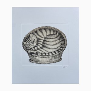 François-Xavier Lalanne, Le Chat, 2004, Lithographie