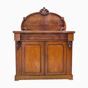 Spanish Mahogany Dressing Chest with Drawer and Doors, Late 19th Century