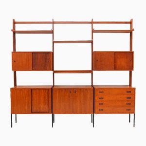 Bookcase with Containers and Chest of Drawers, 1960s