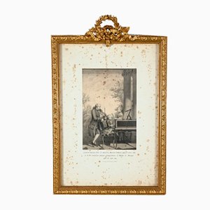 Imprimerie Lemercier, La Famille Mozart, Milieu Du 19e Siècle, Gravure, Encadré