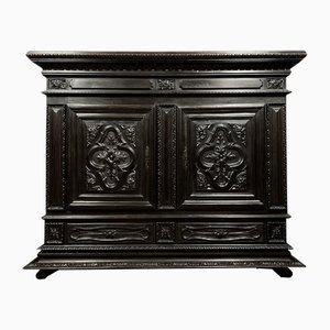 Enfilade Renaissance en Bois Noirci