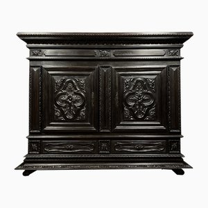 Renaissance Blackened Wood Sideboard