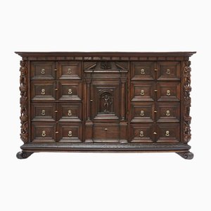 Antique Genoese Coin Dealer Chest of Drawers, 1600