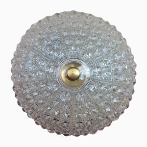 Vintage Crystal Flush Mount by Carl Fagerlund for Lyfa, 1960s