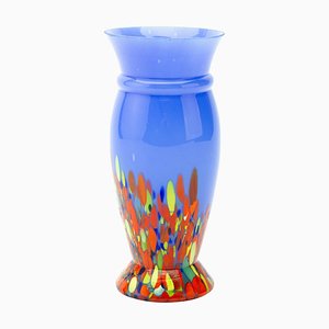Art Deco Splatter Glass Vase from Kralik Ernst Steinwald