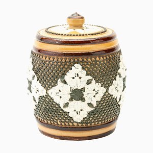 Stoneware Tobacco Jar from Doulton Lambeth, 19th Century