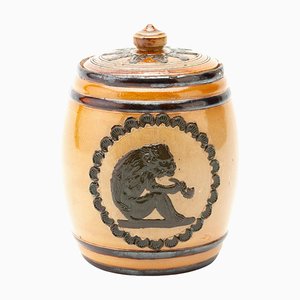 Stoneware Tobacco Jar, 19th Century