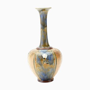 Vase en Grès de Doulton Lambeth, 19ème Siècle