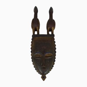 Máscara Yaure de arte africano, años 50