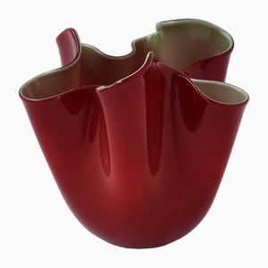 Glass Vase by Fulvio Bianconi for Venini, 1950s