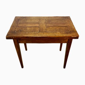 Mesa de té plegable georgiana de caoba