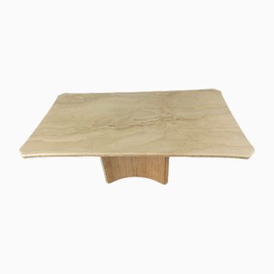Table de Salle à Manger Vintage en Travertin, 1970s