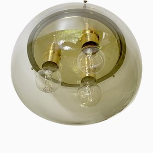 Vintage Ceiling Lamp in Glass from Limburg, 1970s