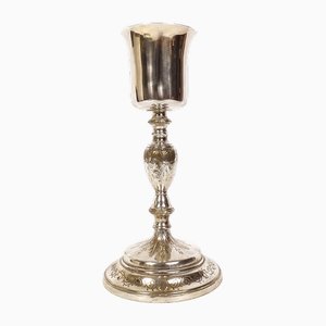 19th Century Silver and Bronze Chalice