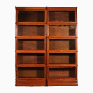 Bookcases in Oak from Globe Wernicke, 19th Century, Set of 2