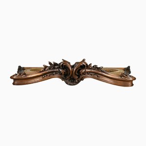 Large Louis XV French Bed Canopy in Walnut