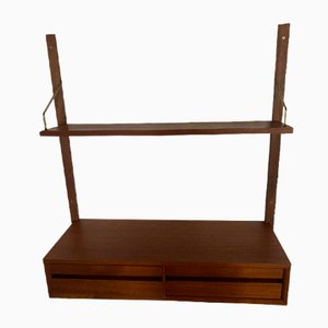 Small Teak Royal System Wall Unit by Poul Cadovius for Cado, 1960s