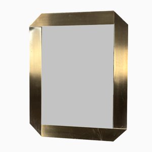 Mirror in Brass by Ecolight Milano, Italy, 1970s