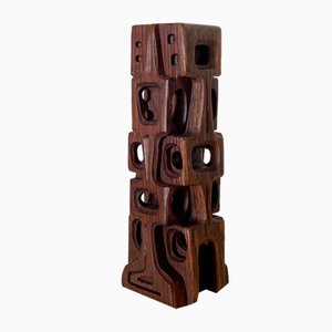 Gianni Pinna, Abstract Sculpture, 1960s, Rosewood