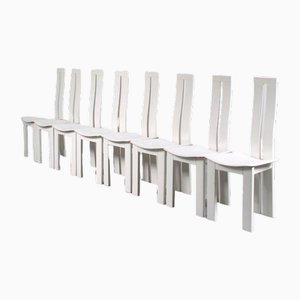 Dining Chairs by Pietro Costantini for Ello, Italy, 1980s, Set of 8