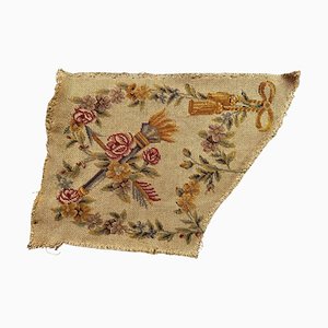 French Needlepoint Chair Cover Tapestry from Bobyrug, 1890s