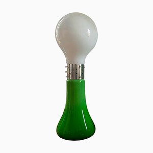 Grüne Birillo Stehlampe aus Muranoglas von Carlo Nason für Mazzega, 1969