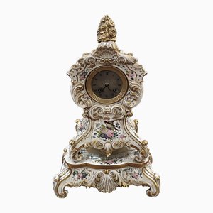 Première Pendule en Porcelaine de Paris, 19ème Siècle