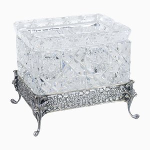 Silver and Crystal Ashtray