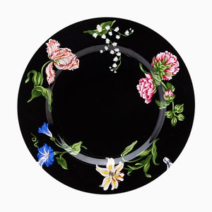 Mrs. Delaneys Flowers Plate in Porcelain by Sybil Connolly for Tiffany & Co.