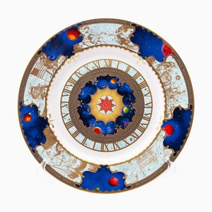 Piatto Millennium in pregiata porcellana di Royal Worcester
