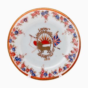 Piatto da esposizione in porcellana, Regno Unito, anni '10