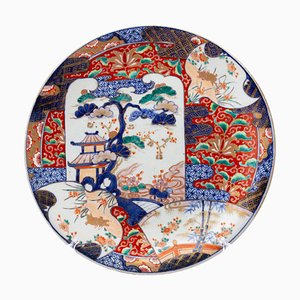 Caricabatterie Imari in porcellana giapponese, XIX secolo