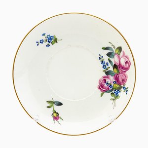 Piatto floreale in porcellana di Meissen