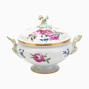 Fine Porcelain Floral Tureen from Meissen