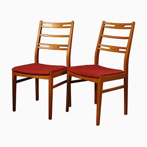 Danish Teak Chairs, 1960s, Set of 2